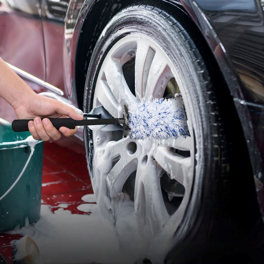 Brosse Lavage Voiture - CarWashBrush™ - Bleu - L'Autostar